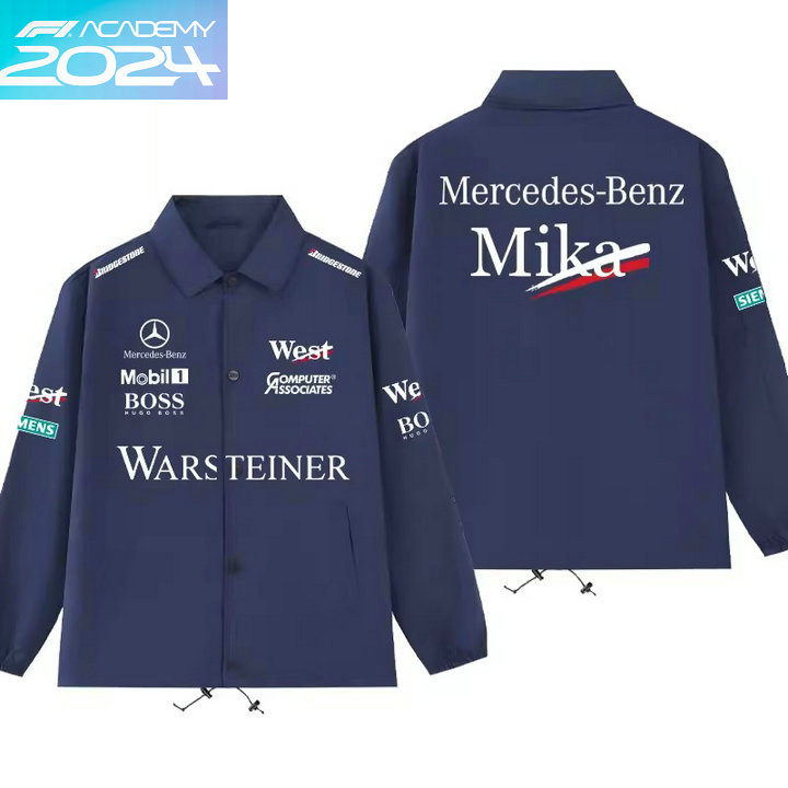 Veste Mercedes F1 Boss Team Mika 2024 Surchemise Homme